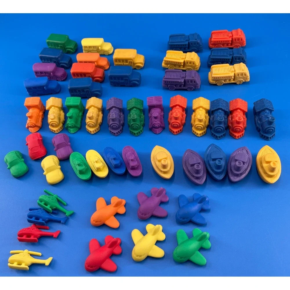 Mixed Lot Tonka Chucky Friends Vehicles & Plastic Rainbow Counters Manipulatives